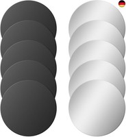 10 StüCk Metallplatte FüR Magnete, 4 Cm MetallpläTtchen Selbstklebend Runden Dü