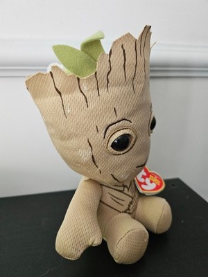Groot Ty Beanie Baby mit Etikett unbespielt Marvel Figur Sammelfigur