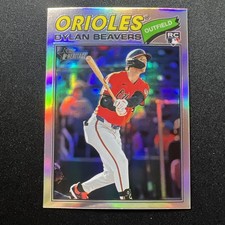 2026 Topps Heritage- Dylan Beavers RC- Chrome Refractor #48
