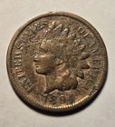 1894 Indian Head Cent 1c Penny - VG Details, Semi-Key Date - Exact Coin Shown