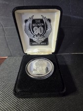 Harley Davidson Motorcycles 90 Year Employee Reunion Silver Coin, 1903-1993