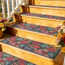 Outdoor Stair Treads Non-Slip, 8" X 30" - 10-Pack Weather Resistant Grip Tape...