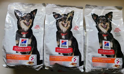 3 Lot Hill's Science Diet Dog Food Perfect Digestion 3.5 Adult 1-6 Exp Jan 2026