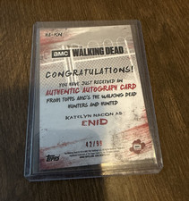 2018 Topps Walking Dead Hunters and the Hunted Trading Cards 9