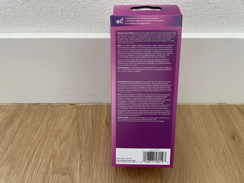 Philips 50 100 150W LED 3 Way Light Bulb A21 Non Dimmable Daylight 3 Bulbs - Image 4 of 4