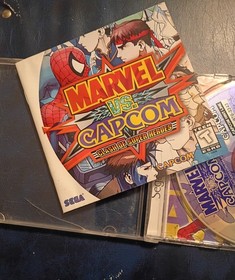 Sega Dreamcast Marvel Vs Capcom  : Clash Of The Superheroes Video Game 1999...