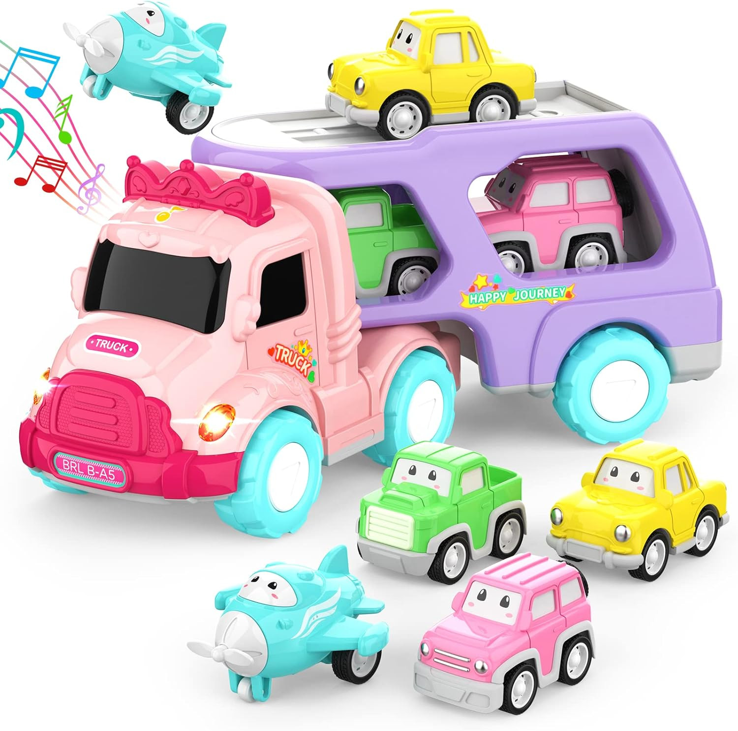 Rier Truck For Toddler Girl, Friction Po