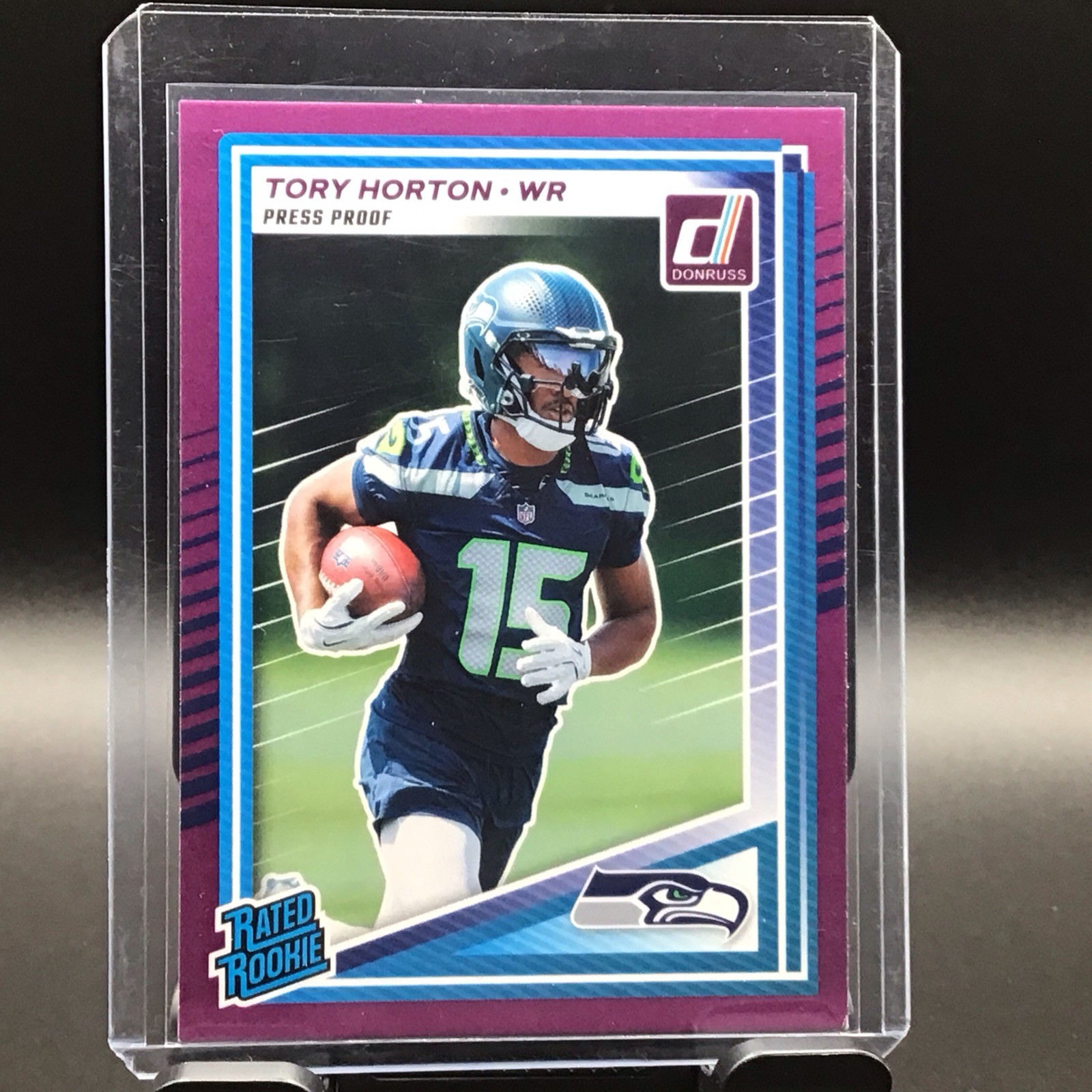 2025 Panini Donruss - Rated Rookie Tory Horton #388 Purple Press Proof (RC)