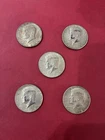 Kennedy Half Dollar Silver Coins Lot 1965-1969 Circulated 50C 0.4 Fineness