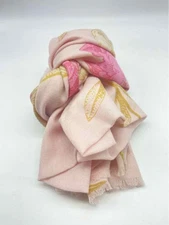 Pre-Owned La Fiorentina Pink Size One Size Wool Scarves