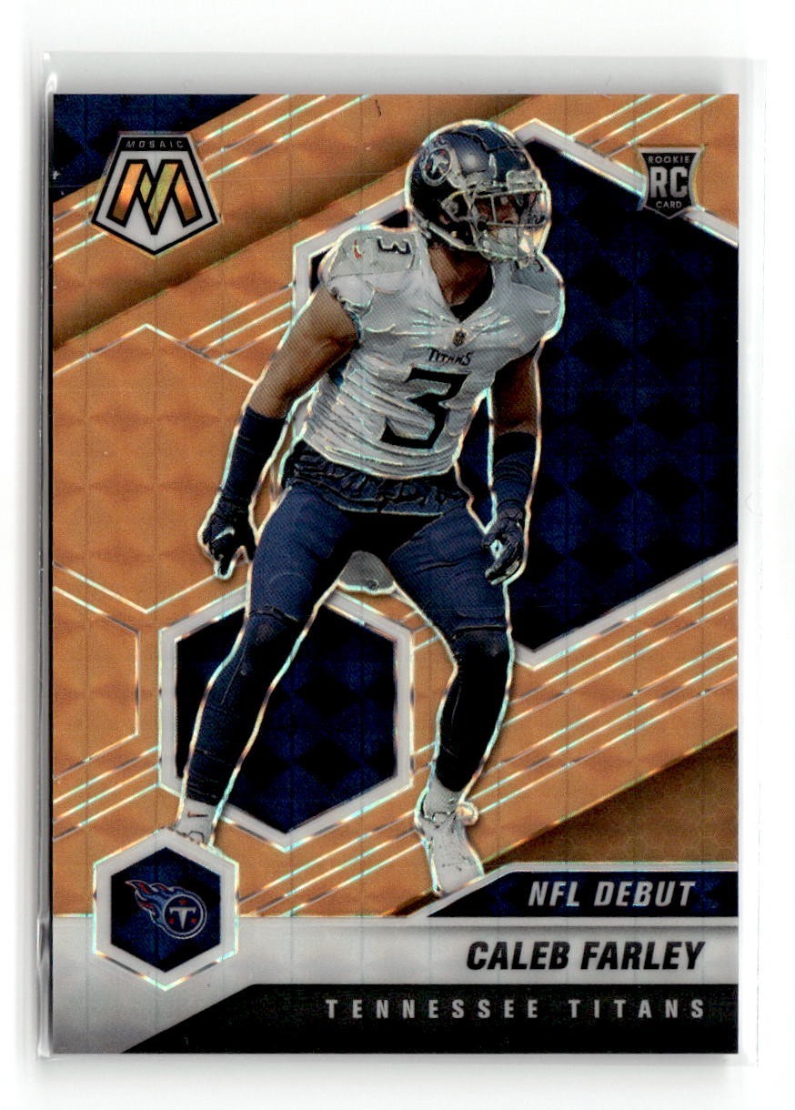 Caleb Farley Panini Mosaic #258 Orange Fluorescent