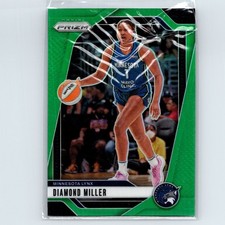 2024 Panini Prizm WNBA Diamond Miller #63 Green Prizm Minnesota Lynx