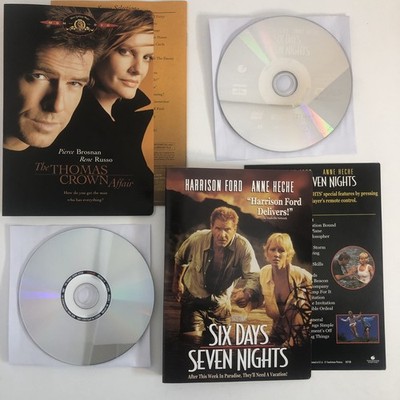 1998 Six Days, Seven Nights /   1999 The Thomas Crown Affair   /  DVD   No*Cases