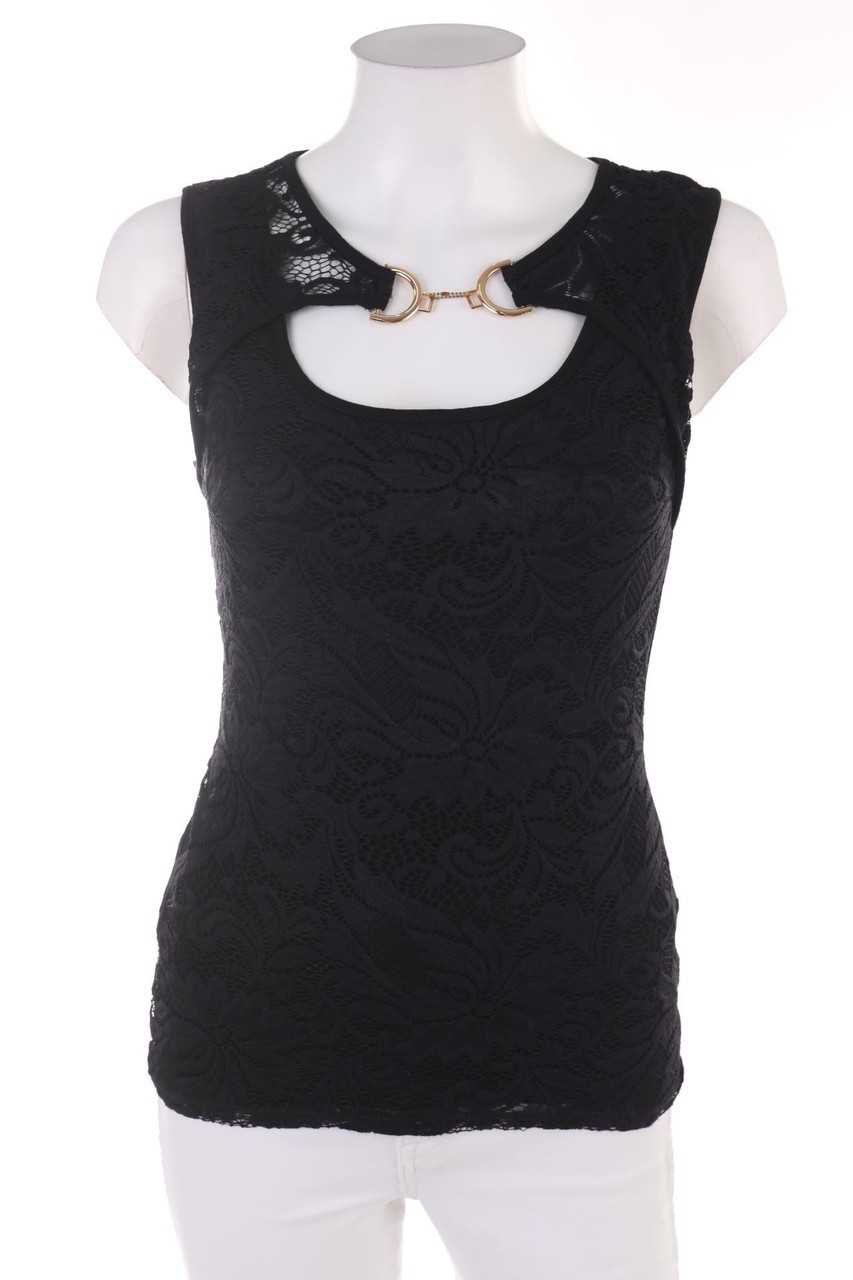 MELROSE Top XS Schwarz