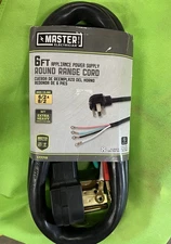 Range Power Cord 6’ Heavy Duty 