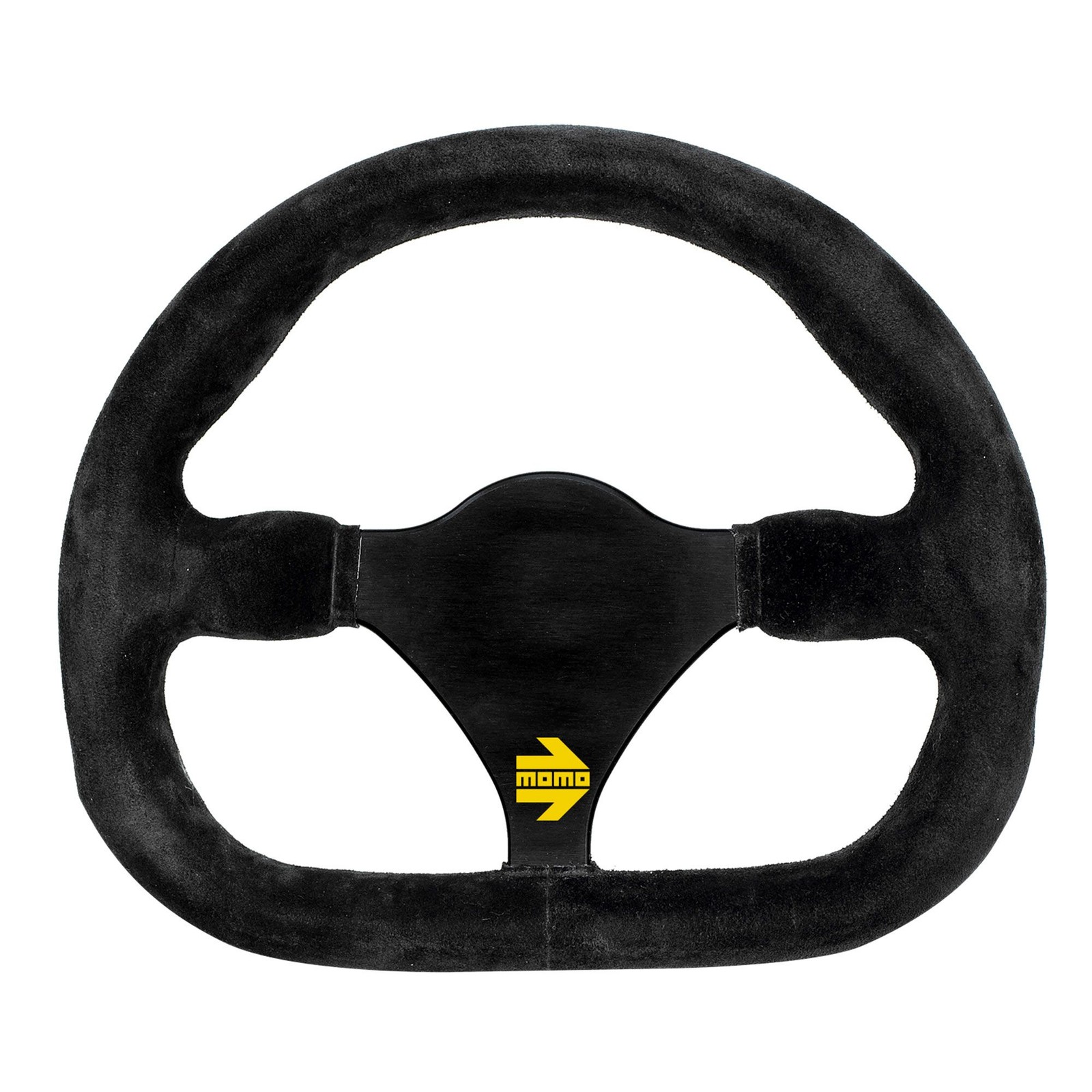 Momo Model 27 Suede 290mm Flat Steering Wheel - Single Seater / Formula