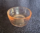 Pink Depression Glass Small Bowl or Berry Dish; Vintage