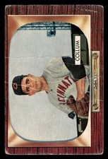 1955 BOWMAN JACK COLLUM 189 POOR BASEBALL CINCINNATI REDLEGS
