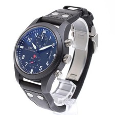 IWC SCHAFFHAUSEN PILOT WATCH TOP GUN IW388001 46mm Titanium Black Dial #C147