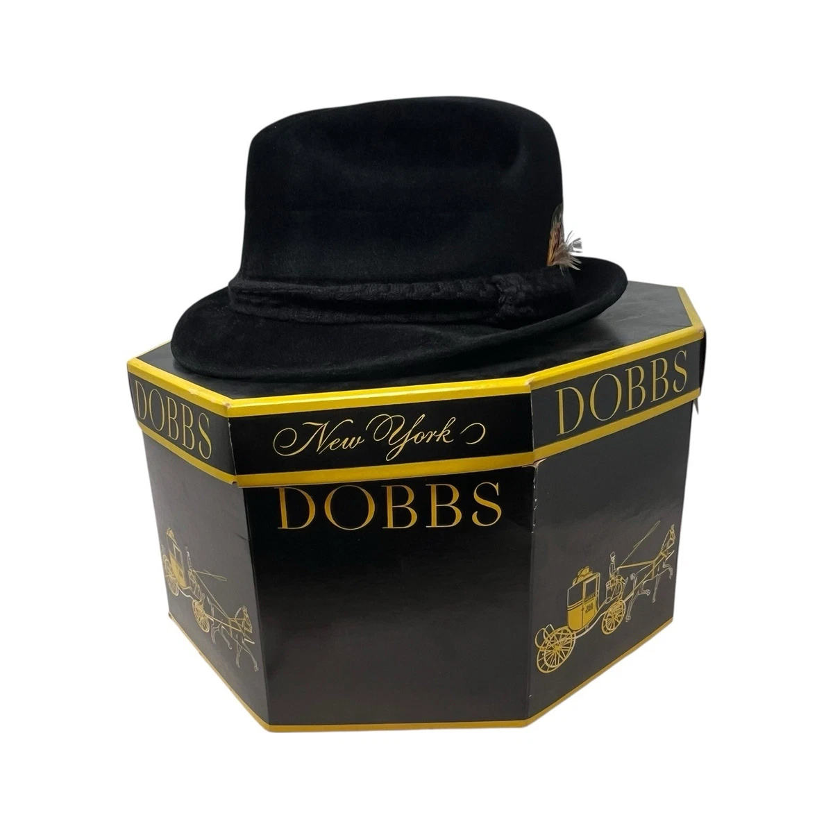 Vintage Dobbs Westward Forty 7 1/4 58cm帽子 Vintage Dobbs Westward