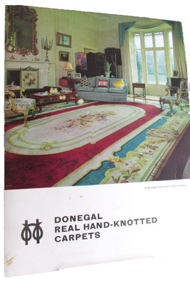 Vintage DONEGAL Real Hand Knotted Carpets Advertising Brochure John Dublin 1920s