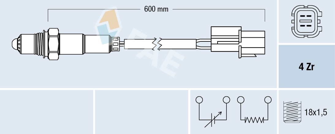 Fits FAE 77477 LAMBDA SENSOR   ⭐UK Stock⭐