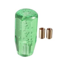 Gear Shift Knob Stick, 10cm Faux Crystal Transparent Bubble Gear Shifter Green