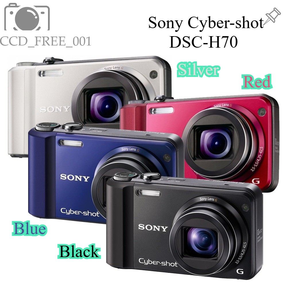 Sony Cyber-shot DSC-H70 Digital Camera 16.1 MP 10x Zoom Black