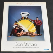 1984 Print Ad Sexy Fashion Legs Lady Heels Blonde Gorgeous Gianni Versace Dress