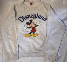 Mickey Inc Disney Mickey Mouse Gray Adult Crewneck Sweatshirt Vintage 1990s
