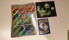 Pokémon Bundle: Jumbo (Oversized) Promo Victini + Black Bolt Tech Stickers