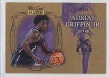 2022 Matte Draft Smoking Gun Gold - Purple Smoke 21/25 AJ Griffin Adrian Jr 0l1