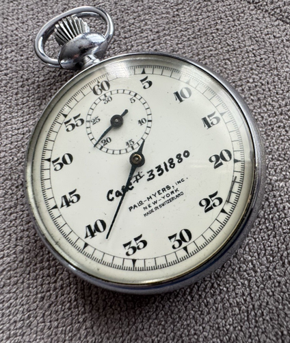 "Pal Myers Inc. New York" stopwatch Switzerland with case # 331880 LIMITED WORKS - Picture 11 of 15