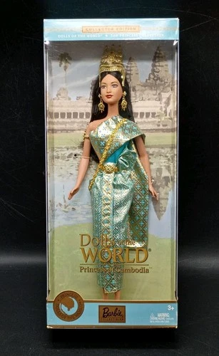 New VTG Barbie 12" Dolls of The World Collector Edition Princess Of Cambodia