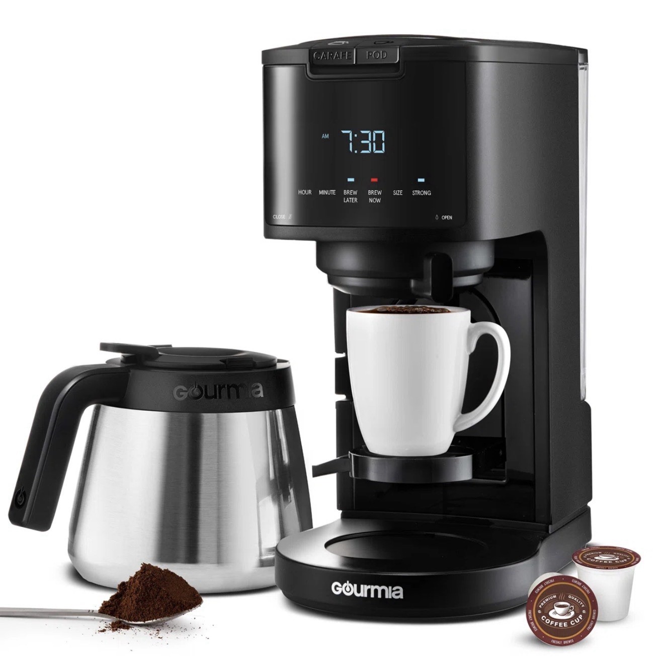 Single Serve, 12 Cup And K-cup Compatible Sealed