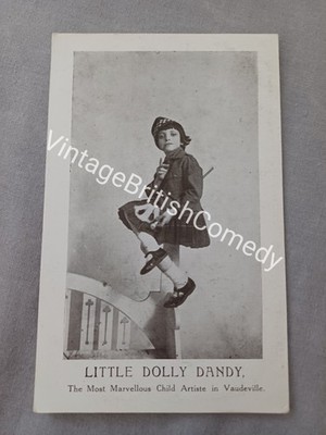 Little Dolly Dandy - Vintage Music-Hall Comedy Postkarte um 1920
