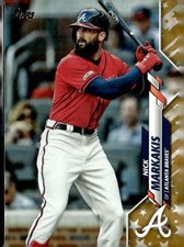 2020 Topps #156 Nick Markakis Gold Star