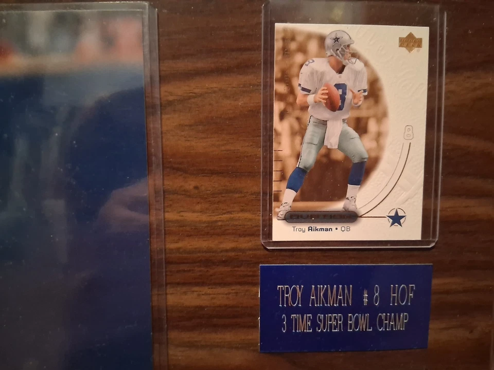 Placa Troy Aikman 3 veces campeón del Super Bowl Foto 2 de 4