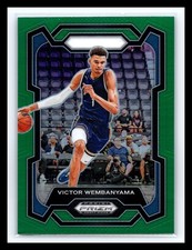 💥 2024-2025 Panini Prizm Draft Picks - # 99 Victor Wembanyama Green Holo