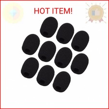 Sunmns 10 Pack Mini Small Size Lapel Headset Microphone Windscreen Foam Cover, B