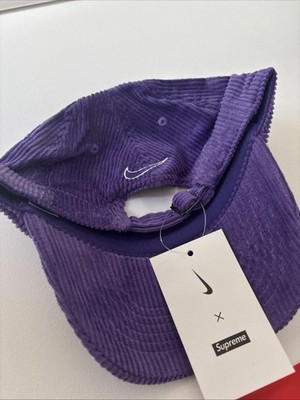 Supreme x Nike SS22 Arc Corduroy 6-Panel Cap Purple | eBay