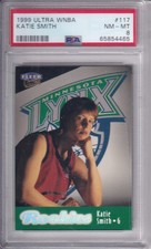 1999 Ultra KATIE SMITH #117 PSA 8 HOF Set Registry Lynx Rookie RC