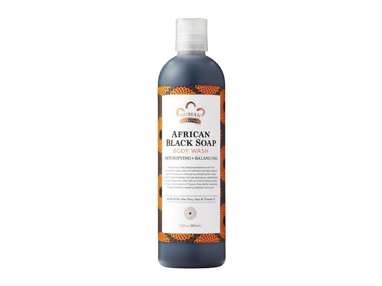 Nubian Heritage African Black Soap Гель для душа 13 унций жидкости
