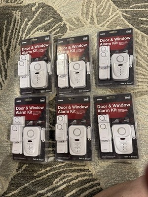 SABRE Wireless Alarm Kit Home Security Doors Windows Alert  - Six Packs