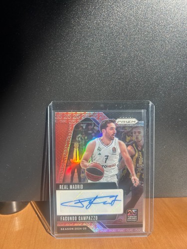 2024-25 Prizm Euroleague Signatures 25th Anniversary Facundo Campazzo Auto SP - Bild 1 von 2
