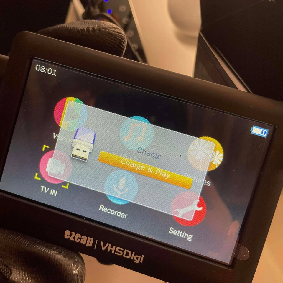 EZCAP  VHSDigi  4.3" AV Recorder Video Capture Box Analog to Digital Converter - Image 2 of 4