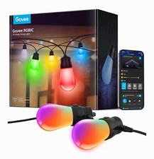 Govee Outdoor S14 String Lights 2 48ft RGBIC IP66 App Alexa/Google H7035