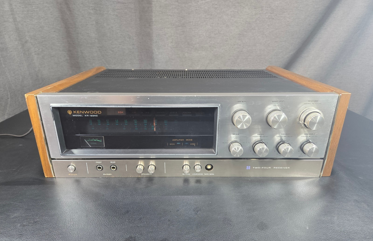 KENWOOD KR-6340 TWO-FOUR QUAD Receiver Parts Repair VIDEO DEMO