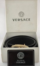 Versace Special Edition Black Color Men Leather Belt With Box - Free Shipp