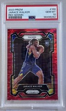 2023-24 Prizm Jarace Walker RED SEISMIC /299 #168 PSA 10 GEM MINT RC – Pacers